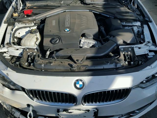 WBA4B1C53GG242711 - 2016 BMW 435 I WHITE photo 7