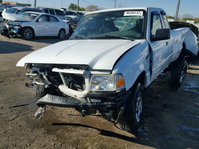 1FTYR14E59PA17286 - 2009 FORD RANGER SUP WHITE photo 2