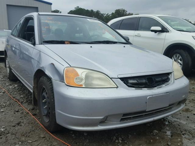 1HGEM21563L070137 - 2003 HONDA CIVIC LX SILVER photo 1