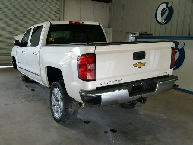 3GCUKSEC0EG274294 - 2014 CHEVROLET SILVERADO WHITE photo 3