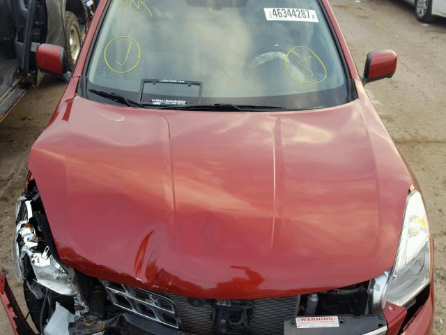 JN8AS5MV2CW356053 - 2012 NISSAN ROGUE RED photo 7