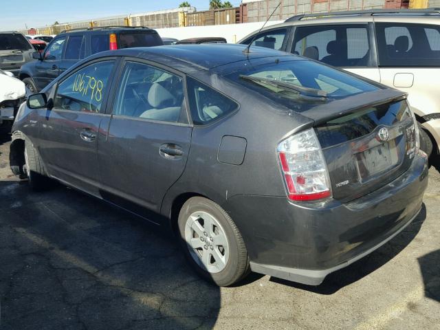 JTDKB20U073236836 - 2007 TOYOTA PRIUS GRAY photo 3