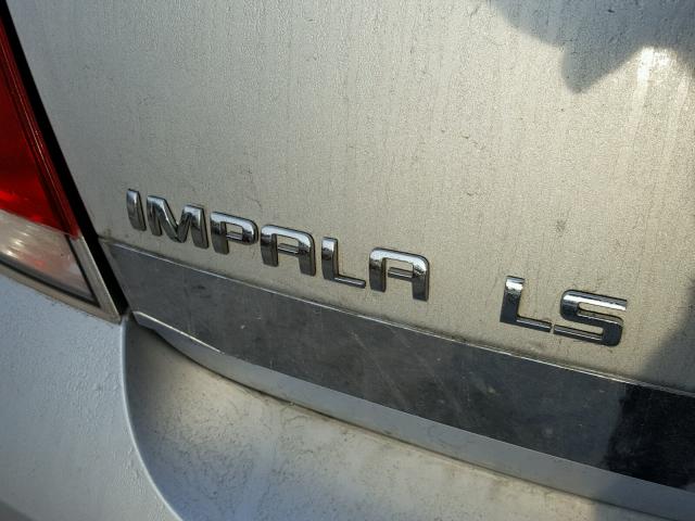 2G1WB5EK1A1130606 - 2010 CHEVROLET IMPALA LT SILVER photo 9