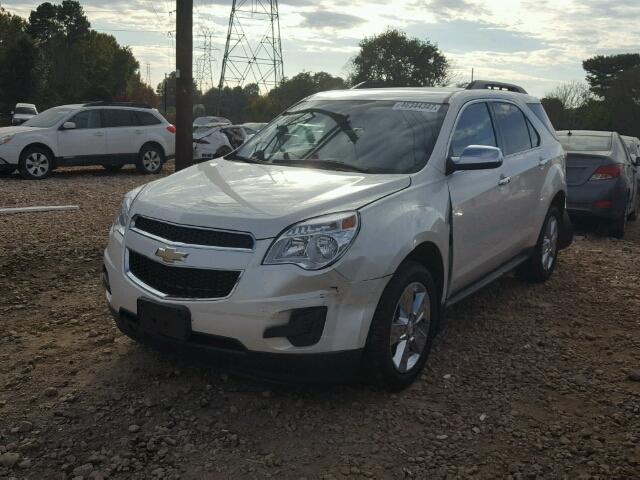 1GNALBEK2FZ111498 - 2015 CHEVROLET EQUINOX LT WHITE photo 2