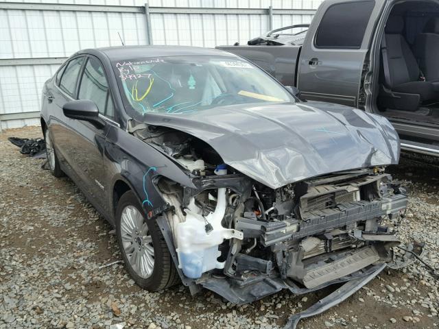 3FA6P0UUXFR226533 - 2015 FORD FUSION S H GRAY photo 1