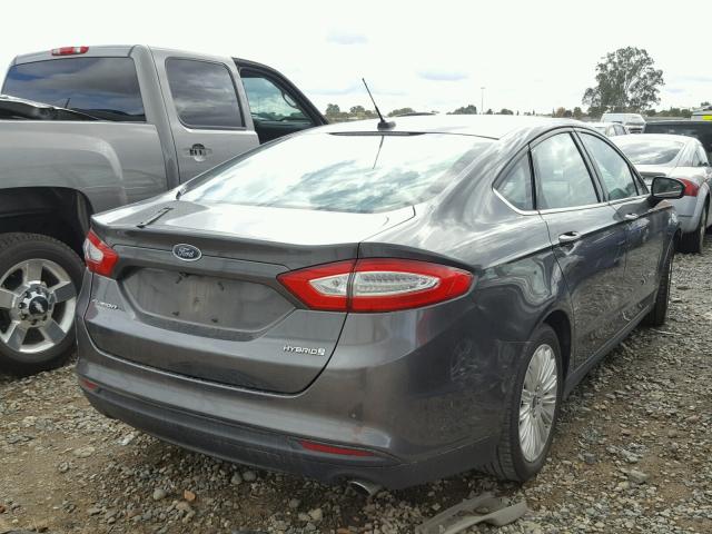 3FA6P0UUXFR226533 - 2015 FORD FUSION S H GRAY photo 4