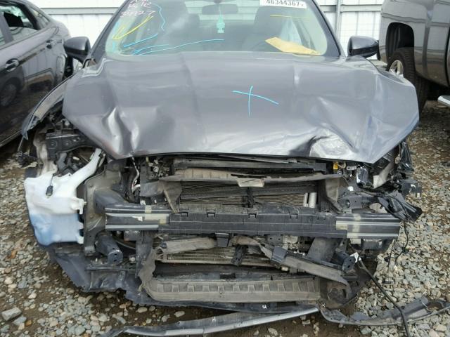 3FA6P0UUXFR226533 - 2015 FORD FUSION S H GRAY photo 9