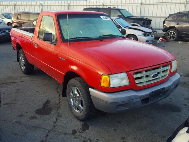 1FTYR10C31PA27582 - 2001 FORD RANGER RED photo 1