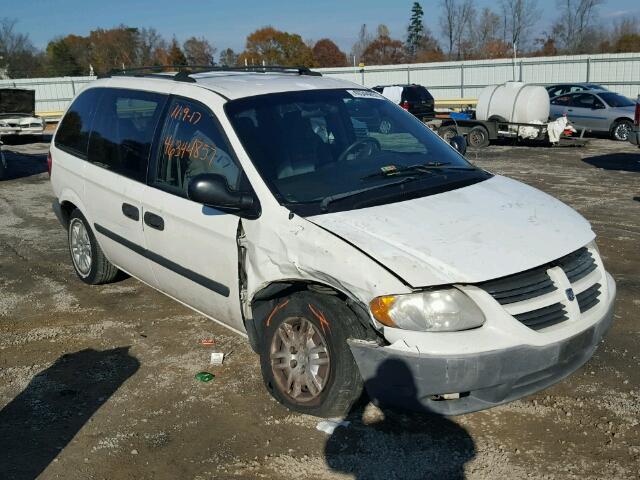 1D4GP25R85B179593 - 2005 DODGE CARAVAN SE WHITE photo 1