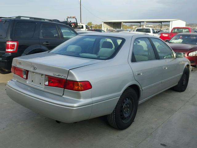 4T1BG22K11U775038 - 2001 TOYOTA CAMRY SILVER photo 4