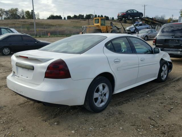 2G2WP552961256846 - 2006 PONTIAC GRAND PRIX WHITE photo 4