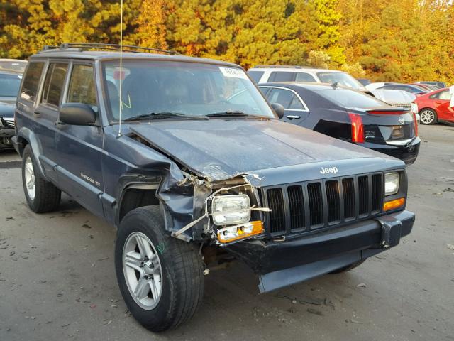 1J4FT58S51L569151 - 2001 JEEP CHEROKEE C BLUE photo 1