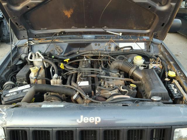 1J4FT58S51L569151 - 2001 JEEP CHEROKEE C BLUE photo 7