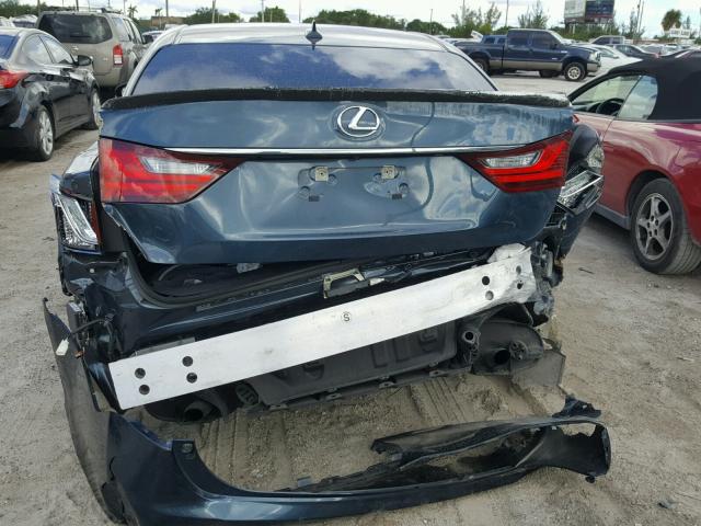 JTHBE1BLXE5031532 - 2014 LEXUS GS 350 BLUE photo 9