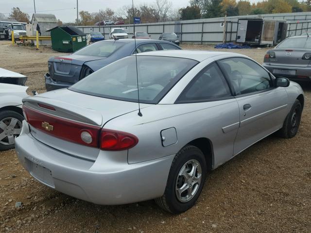 1G1JC12F747335622 - 2004 CHEVROLET CAVALIER SILVER photo 4