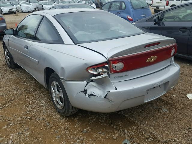 1G1JC12F747335622 - 2004 CHEVROLET CAVALIER SILVER photo 9