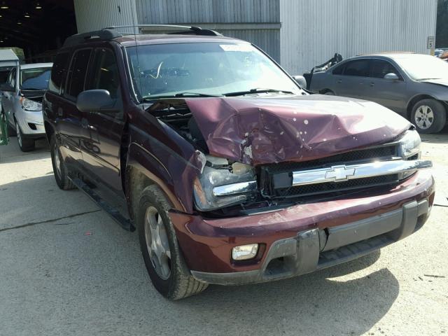 1GNES16S666124835 - 2006 CHEVROLET TRAILBLAZE MAROON photo 1