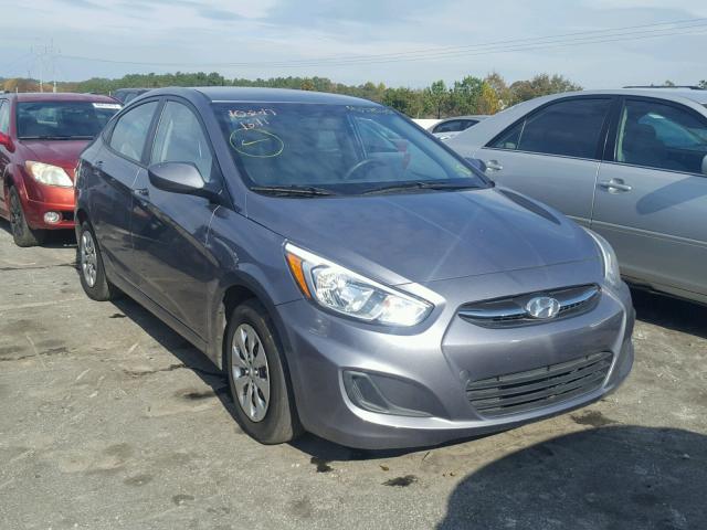 KMHCT4AE3FU876077 - 2015 HYUNDAI ACCENT GLS GRAY photo 1