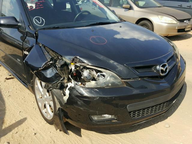 JM1BK343391213282 - 2009 MAZDA 3 S BLACK photo 9