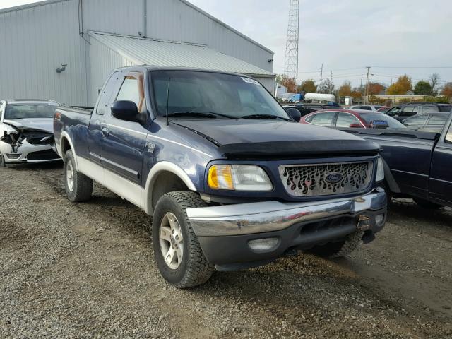 1FTRX18L03NB89473 - 2003 FORD F150 BLUE photo 1