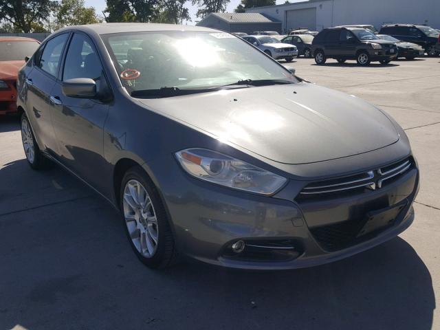 1C3CDFCH3DD322320 - 2013 DODGE DART LIMIT GRAY photo 1