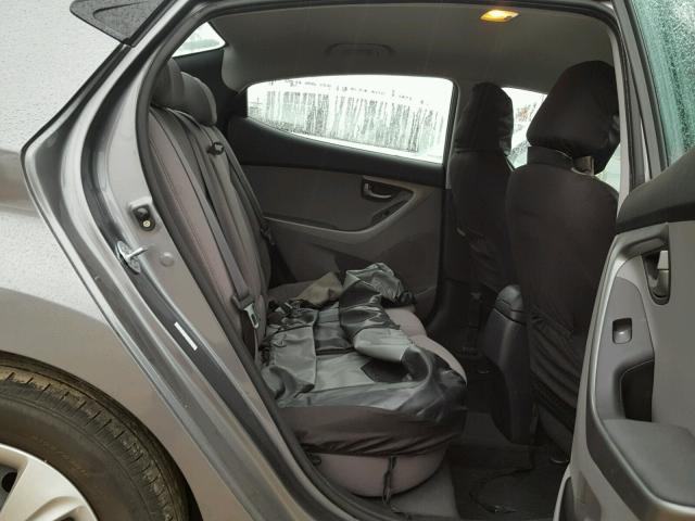 KMHDH4AE0GU642518 - 2016 HYUNDAI ELANTRA SE GRAY photo 6