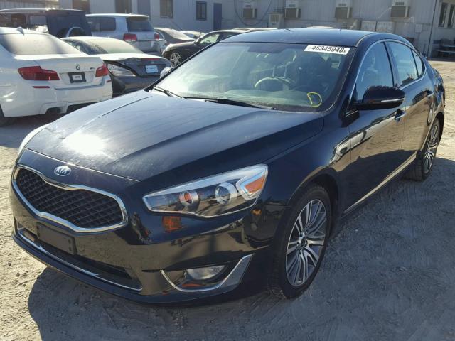 KNALN4D76E5129042 - 2014 KIA CADENZA PR BLACK photo 2