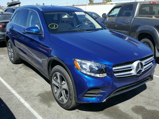 WDC0G4JB3JV040770 - 2018 MERCEDES-BENZ GLC 300 BLUE photo 1