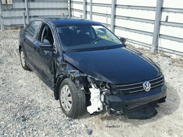 3VW267AJ5GM400552 - 2016 VOLKSWAGEN JETTA S BLACK photo 1