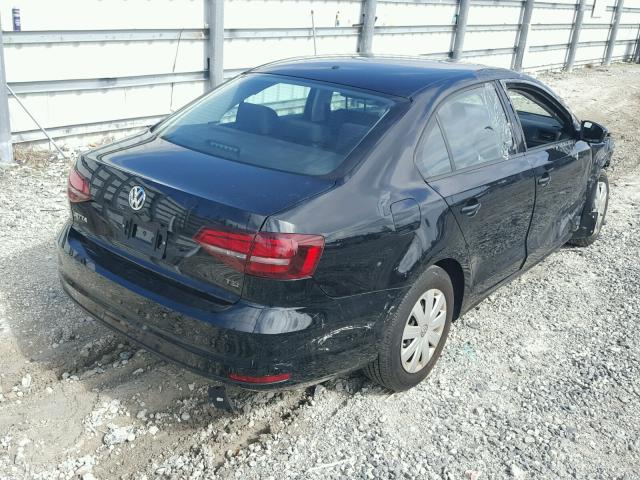 3VW267AJ5GM400552 - 2016 VOLKSWAGEN JETTA S BLACK photo 4