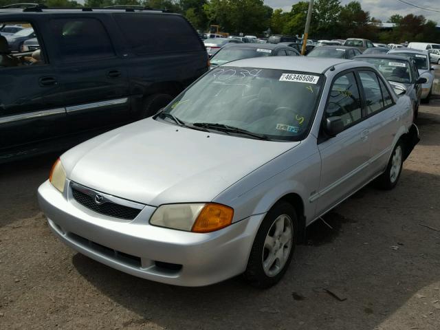 JM1BJ2217Y0243162 - 2000 MAZDA PROTEGE ES SILVER photo 2