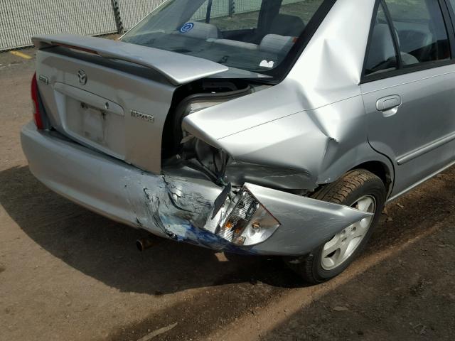 JM1BJ2217Y0243162 - 2000 MAZDA PROTEGE ES SILVER photo 9