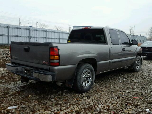 1GTEC19V07Z171323 - 2007 GMC NEW SIERRA GRAY photo 4