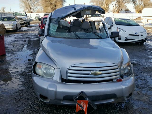 3GNDA13D46S517149 - 2006 CHEVROLET HHR LS SILVER photo 9