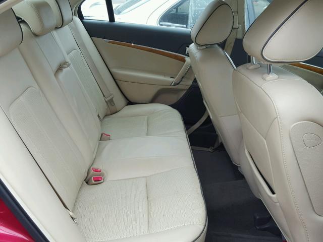 3LNHL2GC5AR754658 - 2010 LINCOLN MKZ ბურგუნდია ფოტო 6