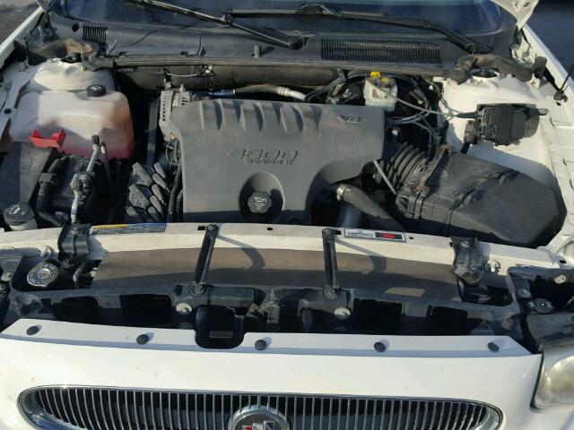 1G4HP52K244118801 - 2004 BUICK LESABRE CU WHITE photo 7