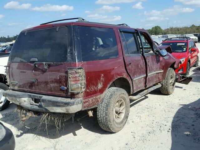 1FMFU18L8VLB45100 - 1997 FORD EXPEDITION MAROON photo 4