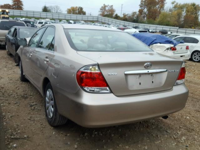 4T1BE32K85U406744 - 2005 TOYOTA CAMRY BEIGE photo 3