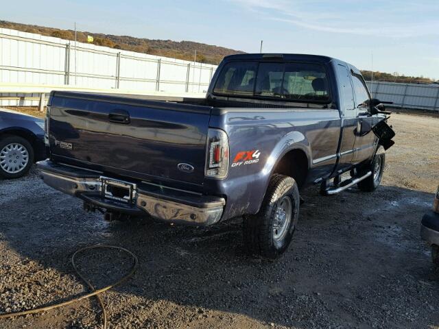 1FTNX21L63ED75646 - 2003 FORD F250 SUPER BLUE photo 4