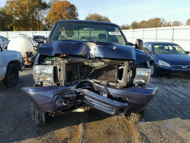 1FTNX21L63ED75646 - 2003 FORD F250 SUPER BLUE photo 9