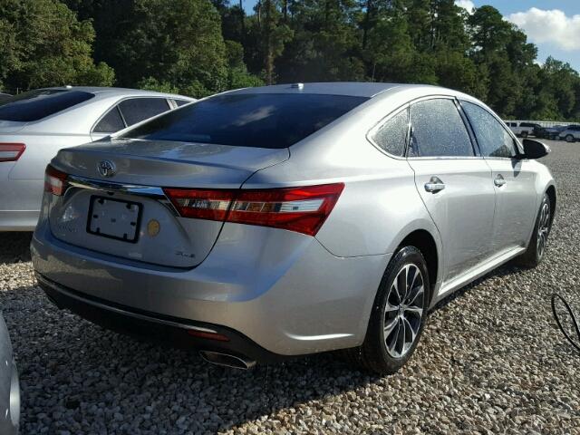 4T1BK1EB8GU219869 - 2016 TOYOTA AVALON XLE SILVER photo 4