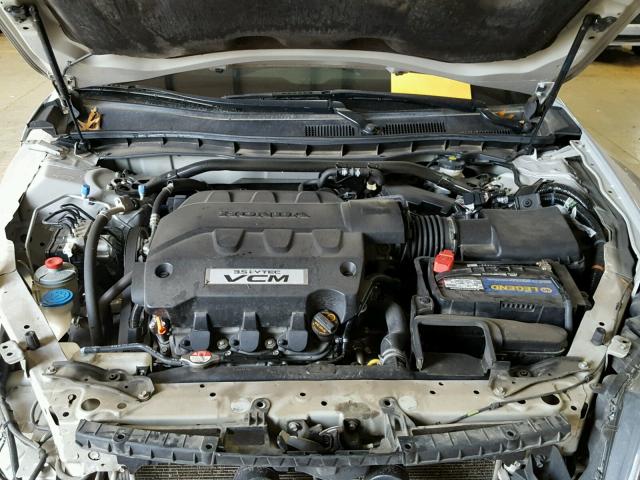 5J6TF1H37AL015394 - 2010 HONDA ACCORD CRO SILVER photo 7