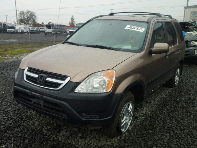 JHLRD78883C038290 - 2003 HONDA CR-V EX BROWN photo 2