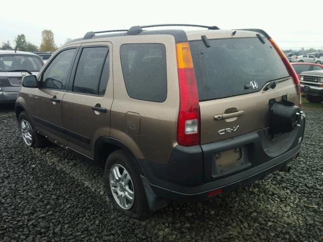 JHLRD78883C038290 - 2003 HONDA CR-V EX BROWN photo 3