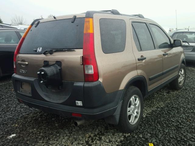 JHLRD78883C038290 - 2003 HONDA CR-V EX BROWN photo 4