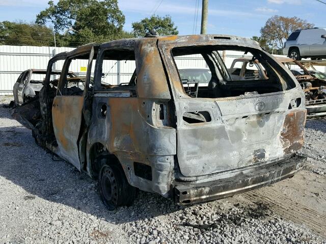 5TDZK23C185132339 - 2008 TOYOTA SIENNA CE/ BURN photo 3