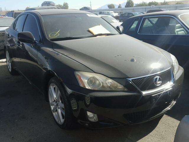 JTHBK262972049301 - 2007 LEXUS IS 250 BLACK photo 1