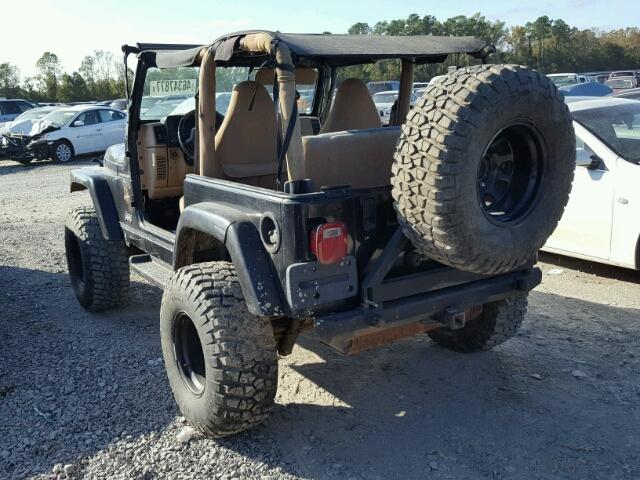 1J4FY49S2WP773769 - 1998 JEEP WRANGLER / BLACK photo 3