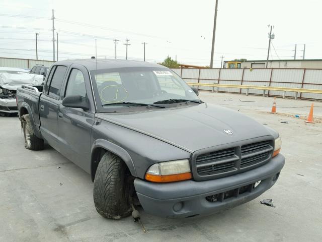 1D7HL38X43S358729 - 2003 DODGE DAKOTA QUA CHARCOAL photo 1