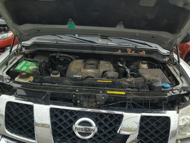 1N6BA07B16N525865 - 2006 NISSAN TITAN XE BLUE photo 7